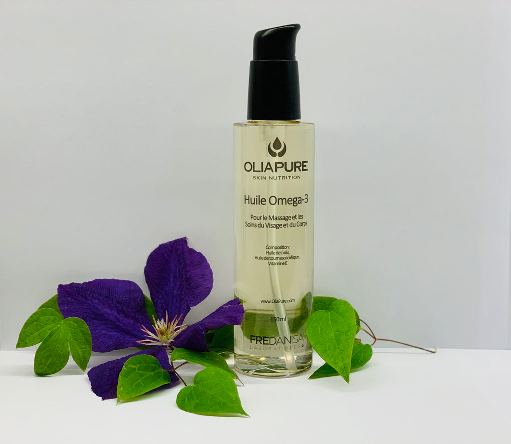 Une huile de massage riche en Oméga-3 pour des massages nourrissants